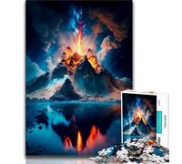 Puzzle per adolescenti Eruzione cosmica 1000 pezzi Puzzle per adolescenti e adulti, giocattoli, giochi educativi, antistress, migliora l'amore tra coppie (38x26cm)