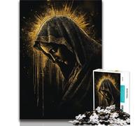 Puzzle per adolescenti, fantastici puzzle sulla Vergine Maria per adolescenti, giochi educativi, decorazioni per la casa, regali di compleanno, decorazioni murali (dimensioni 75x50cm)