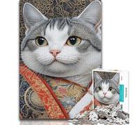 Puzzle per adolescenti Fantasy Cat Puzzle da 1000 pezzi per adulti e adolescenti regali di Babbo Natale segreto per bambini dai 14 anni (50x75cm)