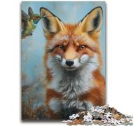 Puzzle per adolescenti Fantasy Fox Giocattoli educativi per l'apprendimento Attività divertenti a casa, regalo di compleanno, regali di viaggio 26x38cm