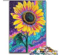 Puzzle per adolescenti Fantasy Girasole per bambini dai 14 anni in su Gioco pratico Regalo di Natale 70x100cm