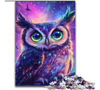 Puzzle per adolescenti Fantasy Owl, adatti a persone dai 14 anni in su, giochi educativi, regali di Babbo Natale segreto (dimensioni 50x75cm)