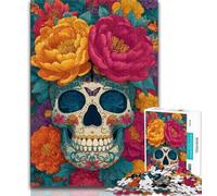 Puzzle per adolescenti Fantasy Skeleton 1000 pezzi Puzzle per adulti e adolescenti decorazione da parete unica Regali di compleanno e Natale Adatto per e 14 (38x26cm)