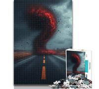 Puzzle per adolescenti Fantasy Tornado Puzzle per adulti, decorazione artistica da parete e idea regalo di compleanno per amici, ufficio domestico 50x75cm