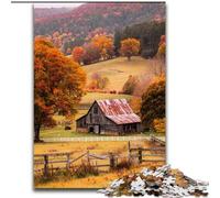 Puzzle per adolescenti, fattoria autunnale, giocattoli educativi, giochi per famiglie, regali per amici e parenti, 26x38cm
