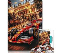 Puzzle per adolescenti Formula Racing 1000 pezzi Puzzle per adolescenti e adulti, giocattoli, giochi educativi antistress che migliorano l'amore tra coppie (50x75cm)