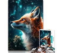 Puzzle per adolescenti Foxy Stars Puzzle per adulti 1000 pezzi, con poster abbinato e foglio di quiz per età 14 26x38cm