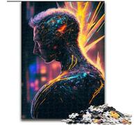 Puzzle per adolescenti, futuristici viaggiatori nel tempo, adatti a persone dai 14 anni in su, giochi educativi, regali di Babbo Natale segreto (dimensioni 50x75cm)