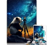 Puzzle per adolescenti Galaxy Panda 1000 pezzi Puzzle per adolescenti e adulti, giocattoli, giochi educativi antistress che migliorano l'amore tra coppie (50x75cm)