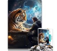 Puzzle per adolescenti Galaxy Tiger Piano Puzzle per adulti 1000 pezzi, per età 14+ Gioco impossibile Il miglior regalo per adulti e adolescenti (50x75cm)