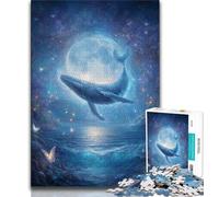 Puzzle per adolescenti Galaxy Whale Puzzle per adulti 1000 pezzi Difficili con pezzi completamente interconnessi di forma casuale per bambini dai 14 anni in su (50x75cm)
