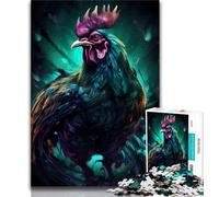 Puzzle per adolescenti "Gallina" Adorabile puzzle da 1000 pezzi per adulti e adolescenti, giocattoli educativi per l'apprendimento, giochi per famiglie che migliorano l'amore tra coppie (50x75cm)