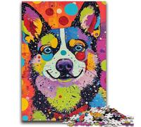 Puzzle per adolescenti, giocattoli educativi per l'apprendimento artistico con cani, attività divertenti da fare a casa, regalo di compleanno, regali da viaggio 26x38cm