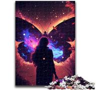 Puzzle per adolescenti, gioco di magia a forma di farfalla, stimolante e per tutta la famiglia, decorazione da parete, regali unici per compleanno e Natale, 26x38cm