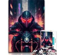 Puzzle per adolescenti "Giro in moto" con puzzle per adulti 1000 pezzi difficile giocattoli educativi per l'apprendimento giochi per famiglie regalo di compleanno regali (50x75cm)