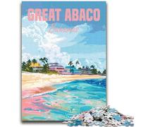 Puzzle per adolescenti Great Abaco Bahamas Island 2000 pezzi, giocattoli avvincenti per stimolare l'intelligenza cerebrale, regali di compleanno per età 14+ 2000 pezzi (70x100cm)