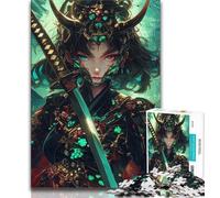 Puzzle per adolescenti, guerriera ninja giapponese, ideale come regalo per tutta la famiglia, adatto per bambini dai 14 anni in su (dimensioni 75x50cm)