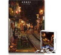 Puzzle per adolescenti Hanoi da 1000 pezzi, analisi pratica del gioco e logica, regalo per compleanni, dimensioni 38x26cm