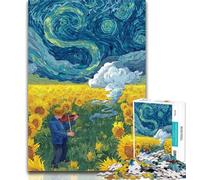 Puzzle per adolescenti "Il cielo notturno suona il violino", 1000 pezzi, per adulti, gioco stimolante e gioco per famiglie, regali di Babbo Natale segreto, 26x38cm
