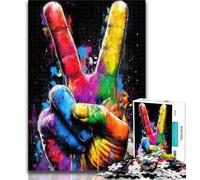 Puzzle per adolescenti Il gesto del sì Puzzle per adulti 1000 pezzi, gioco educativo per compleanno, Natale e 14 anni 26x38cm