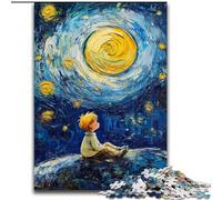 Puzzle per adolescenti Il piccolo principe del cielo notturno, analisi e logica con pezzi completamente incastrati e di forma casuale, per bambini dai 14 anni in su (dimensioni 50x75cm)