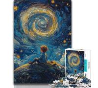 Puzzle per adolescenti Il piccolo principe del cielo notturno Puzzle per adolescenti 1000 pezzi design vivace e unico Esperienza di puzzle rilassante e stimolante (50x75cm)