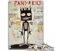 Puzzle per adolescenti in stile Basquiat con teschio, gioco stimolante, ideale come regalo per tutta la famiglia, 26x38cm