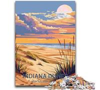 Puzzle per adolescenti Indiana Dunes National Park adatti a partire dai 14 anni Giochi per famiglie ideali come regalo per tutta la famiglia (dimensioni 50x70cm)