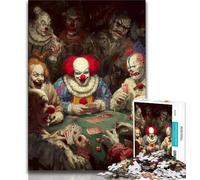 Puzzle per adolescenti Joker che gioca a poker Puzzle per adulti 1000 pezzi, per età 14+ Gioco impossibile Il miglior regalo per adulti e adolescenti (50x75cm)