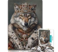 Puzzle per adolescenti King Wolf Jigsaw Puzzle 1000 pezzi per adulti e ragazzi regali di compleanno unici per bambini dai 14 anni (26x38cm)