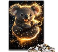 Puzzle per adolescenti Koala dorato Adatto a partire dai 14 anni Gioco intellettuale Gioco educativo per compleanni e Natale 50x75cm