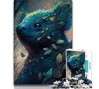 Puzzle per adolescenti Koala soprannaturale 1000 pezzi Puzzle per adulti e adolescenti giocattoli educativi per l'apprendimento Decorazioni per la casa e regali unici (26x38cm)