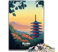 Puzzle per adolescenti Kyoto, Giappone Pagoda Adatto a bambini dai 14 anni in su Giochi per famiglie come regalo per tutta la famiglia (dimensioni 38x26cm)