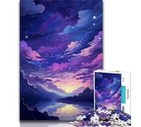Puzzle per adolescenti "La montagna dei sogni" Puzzle per adolescenti, per ammazzare il tempo durante le vacanze a casa con pezzi completamente incastrati e di forma casuale (dimensioni 38x26cm)