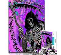 Puzzle per adolescenti "La morte è la morte" 1000 pezzi per adulti e adolescenti gioco per famiglie antistress sfida difficile regali di Babbo Natale segreto (26x38cm)