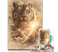 Puzzle per adolescenti La tigre celeste Puzzle da 1000 pezzi per adolescenti Regali, giocattoli Giochi educativi Antistress Migliora l'amore tra coppie 26x38cm