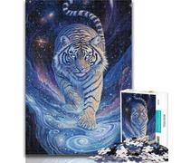 Puzzle per adolescenti La tigre celeste Puzzle per adolescenti 1000, antistress Sfida difficile Rafforza l'amore tra coppie 50x75cm