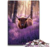 Puzzle per adolescenti Lavanda Yak Adatto a partire dai 14 anni Gioco intellettuale Gioco educativo per compleanni e Natale 50x75cm