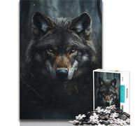 Puzzle per adolescenti Lupo selvaggio, giocattoli educativi per imparare, attività divertenti a casa, regalo di compleanno, regali di viaggio 38X26CM