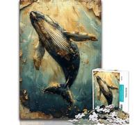 Puzzle per adolescenti Majestic Fantasy Whale da 1000 pezzi per adulti e ragazzi ideale come regalo per tutta la famiglia adatto per bambini di età compresa tra 26 e 14 anni (26x38cm)