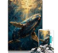Puzzle per adolescenti Majestic Fantasy Whale puzzle da 1000 pezzi per regali per adolescenti regali di compleanno unici e regali per ragazzi dai 14 anni (50x75cm)