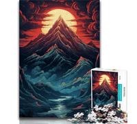 Puzzle per adolescenti "Montagna Everest" da 1000 pezzi per adulti e ragazzi, giocattoli educativi per l'apprendimento, giochi per famiglie che migliorano l'amore tra coppie (50x75cm)