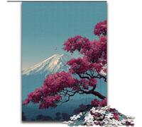 Puzzle per adolescenti Monte Fuji, Giappone, gioco per famiglie, antistress, sfida difficile, rafforza l'amore tra coppie, 38x26cm