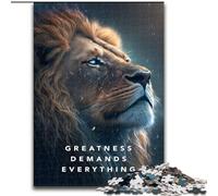 Puzzle per adolescenti, motivazione alla grandezza, giochi educativi, decorazione per la casa, ideale come regalo per tutta la famiglia (dimensioni 26x38cm)