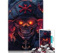 Puzzle per adolescenti Neon Pirate Captain Puzzle da 1000 pezzi per adolescenti, ideale come regalo per tutta la famiglia Adatto per e 14 50x75cm
