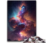 Puzzle per adolescenti Nube cosmica di galassie Puzzle per adulti, antistress Sfida difficile Adatto per la decorazione della scrivania (75x50cm)