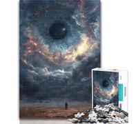 Puzzle per adolescenti "Occhio nel cielo", 1000 pezzi, per adulti e adolescenti, gioco per famiglie, antistress, sfida difficile, regali di Babbo Natale segreto, 50x75cm