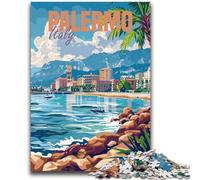 Puzzle per adolescenti Palermo, Italia, gioco stimolante e decorazione da parete per famiglie, regali unici per compleanno e Natale (dimensioni 38x26cm)