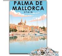 Puzzle per adolescenti Palma di Maiorca, Spagna, giocattoli di gioco stimolanti, ideali come regalo per tutta la famiglia dai 14 anni in su (38x26cm) 1000 pezzi