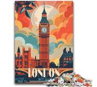Puzzle per adolescenti, poster del Big Ben di Londra, adatti a partire dai 14 anni, giochi per famiglie, ideali come regalo per tutta la famiglia (dimensioni 50x70cm)